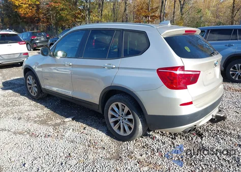 2013 BMW X3 xDrive28I из США, поврежденный, VIN 5UXWX9C55D0D05079